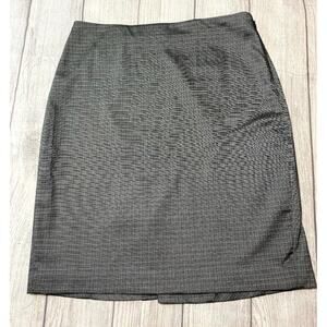 The Limited Pencil Shirt Black/White Tweed Pattern Size 2